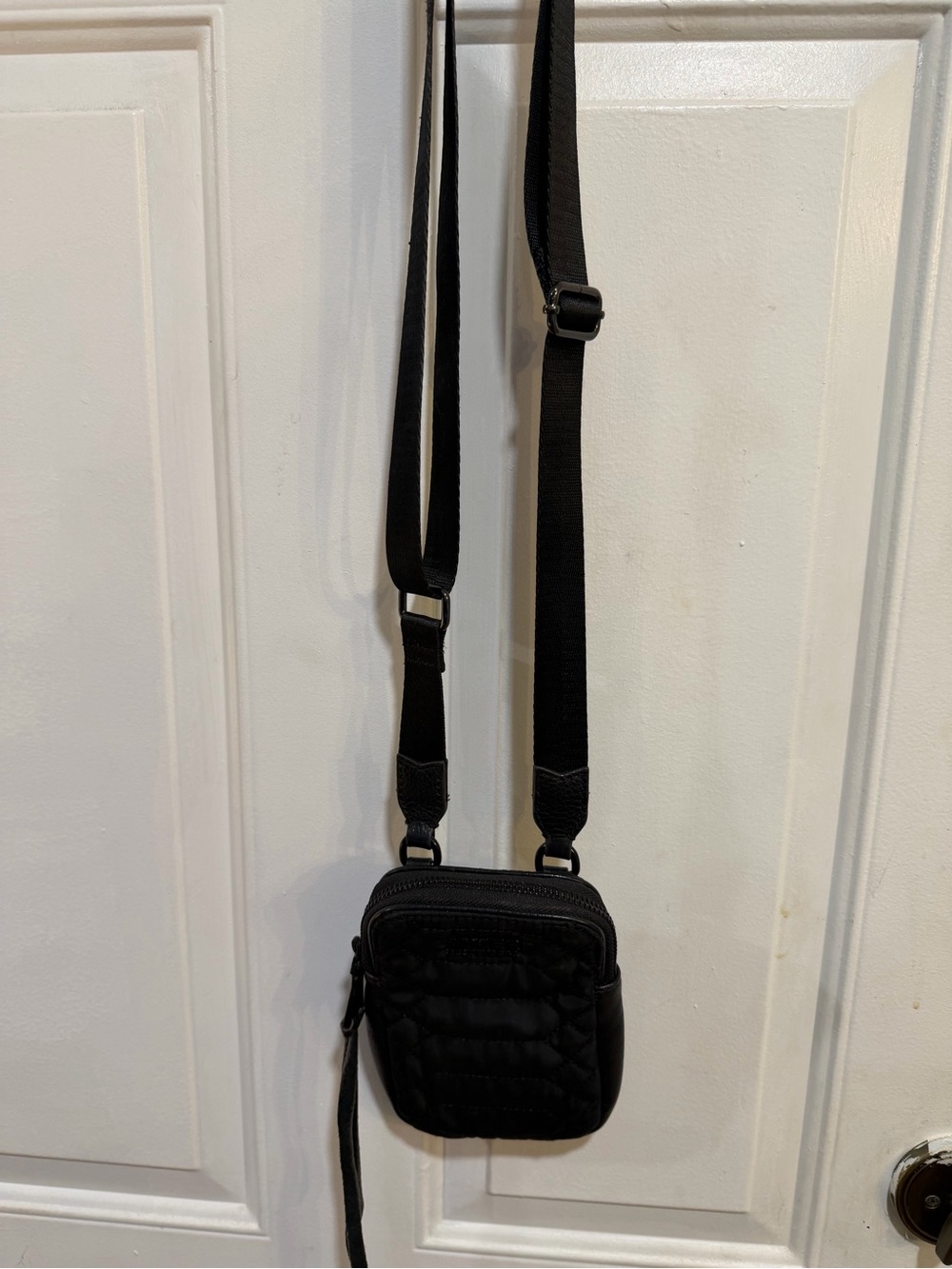 Aimee Kestenberg Black Quilted Crossbody Bag
